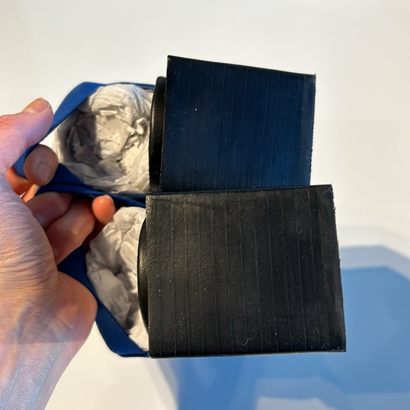 SOLSANA Blue Bolt Heel Elastic Sandals - Picture 8 of 9